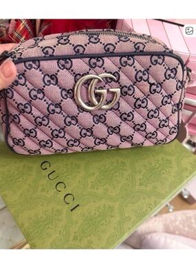 Authentic Gucci GG Mormont multicolor shoulder bag